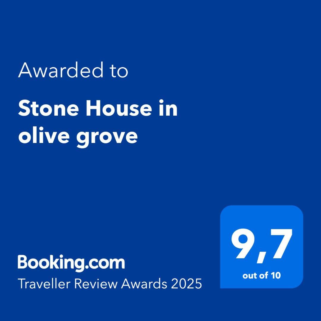Tolón Stone House In Olive Grove 빌라 객실 사진